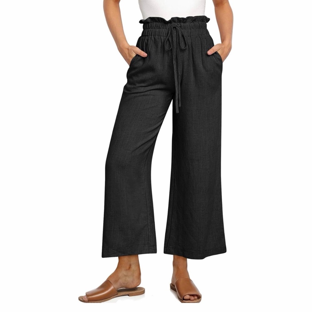 NWT UEU Women’s Linen Wide Leg Pants | Size M